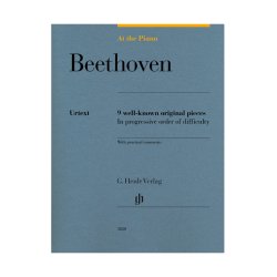 At The Piano -Beethoven: 9 Well-Known Original Pieces