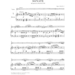 Carl Maria von Weber: 6 Sonatas for Piano and Violin op. 10 (b)