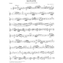 Carl Maria von Weber: 6 Sonatas for Piano and Violin op. 10 (b)