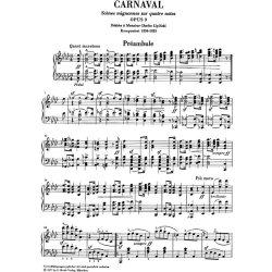 Robert Schumann: Carnaval Opus 9 (Urtext)