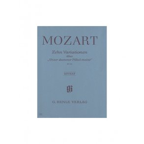 Wolfgang Amadeus Mozart: 10 Variations on 
