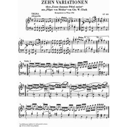 Wolfgang Amadeus Mozart: 10 Variations on "Unser dummer P&ouml;bel" KV 455