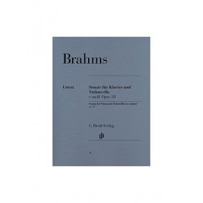 Johannes Brahms: Cello Sonata In E Minor Op.38 (Urtext Edition)