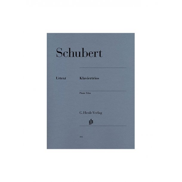 Franz Schubert: Piano Trios (Henle Urtext Edition)