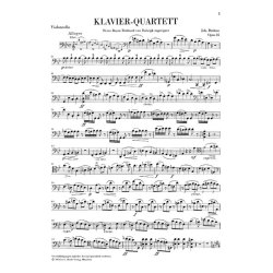 Johannes Brahms: Piano Quartet g minor op. 25