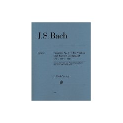 Johann Sebastian Bach: Sonatas for Violin and Piano (Harpsichord) 1-3 BWV 1014-1016