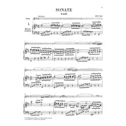 Johann Sebastian Bach: Sonatas for Violin and Piano (Harpsichord) 1-3 BWV 1014-1016