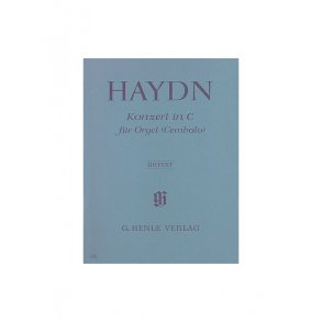 Franz Joseph Haydn: Concerto for Organ (Harpsichord) with String instruments C major Hob. XVIII:10 (First Edition)
