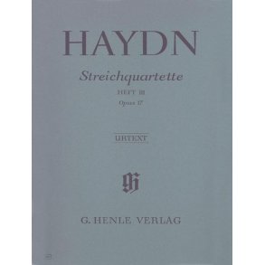 Franz Joseph Haydn: String Quartets Volume III, op. 17