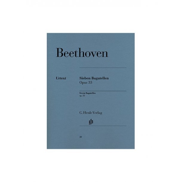 Ludwig Van Beethoven: Seven Bagatelles Op. 33