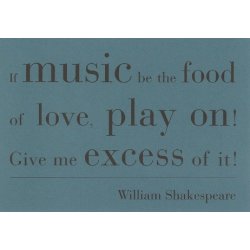 Musical Quotes Cards (10 Cards In 2 Designs) - Set 1
