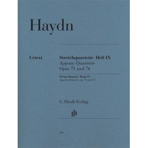 Franz Joseph Haydn: String Quartets Volume IX, op. 71 and 74 [Appony-Quartets]