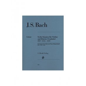 Johann Sebastian Bach: Six Sonatas for Violin and Piano (Harpsichord) BWV 1014 - 1019