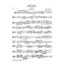 Johannes Brahms: Sonatas For Piano And Clarinet (Or Viola) Op.120, 1 and 2 (Version For Viola)