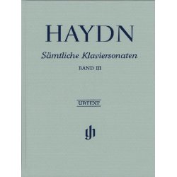 Franz Joseph Haydn: Complete Piano Sonatas (Henle Urtext Edition) - Volume III