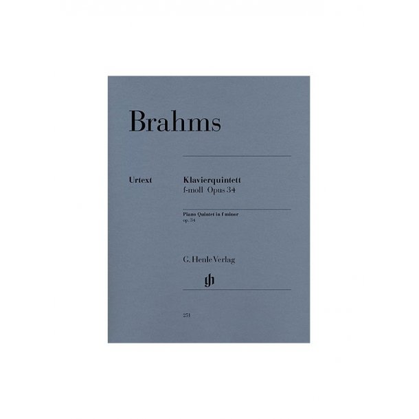 Johannes Brahms: Piano Quintet f minor op. 34