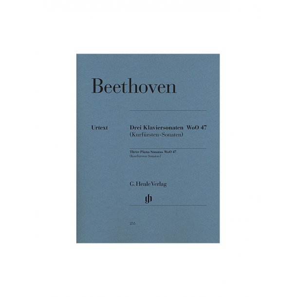 Ludwig van Beethoven: 3 Piano Sonatas WoO 47 [Kurf&uuml;rsten]