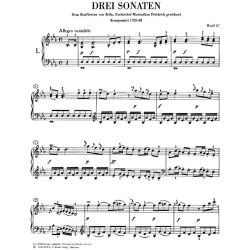 Ludwig van Beethoven: 3 Piano Sonatas WoO 47 [Kurf&uuml;rsten]