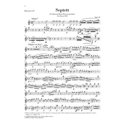 BEETHOVEN SEPTET IN Eb OP20 CHAM ENS