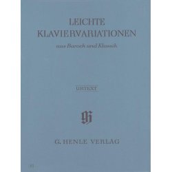 Leichte Klaviervariationen Aus Barock Und Klassik