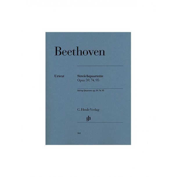 Ludwig van Beethoven: String Quartets op. 59, 74, 95