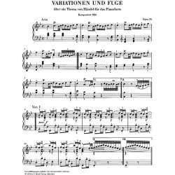 Johannes Brahms: Hndel-Variations Op. 24