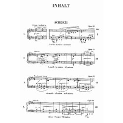 Frederic Chopin: Scherzi (Henle Urtext Edition)