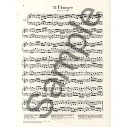 Johannes Brahms: 51 Exercises For Piano