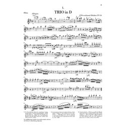 Franz Joseph Haydn: Piano Trios, Volume III  (for Piano, Flute (or Violin) and Violoncello)