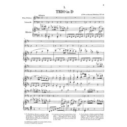 Franz Joseph Haydn: Piano Trios, Volume III  (for Piano, Flute (or Violin) and Violoncello)