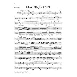 Johannes Brahms: Piano Quartet In C Op.60 (Henle Uertext Edition)