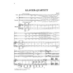 Johannes Brahms: Piano Quartet In C Op.60 (Henle Uertext Edition)