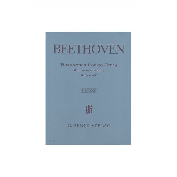 Ludwig Van Beethoven: Variationen, Rondo, Tanze