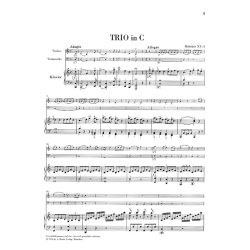 Ignaz Pleyel: Piano Trios (Henle Urtext Edition)