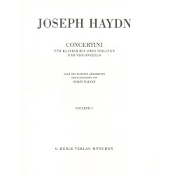 Franz Joseph Haydn: Concertini for Piano (Harpsichord) with two Violins and Violoncello