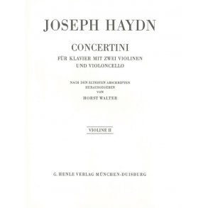 Franz Joseph Haydn: Concertini for Piano (Harpsichord) with two Violins and Violoncello