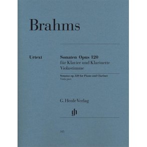 Johannes Brahms: Sonate Op.120 No.1 (Viola Part)
