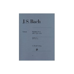 Johann Sebastian Bach: Partitas 4-6 BWV 828-830 (Henle Urtext Edition)