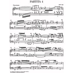 Johann Sebastian Bach: Partitas 4-6 BWV 828-830 (Henle Urtext Edition)