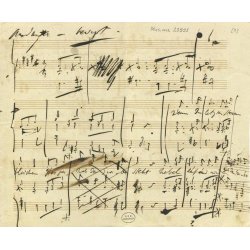 Liszt: Wenn Die Letzten Sterne Bleichen Lied Voice & Piano Facsimile