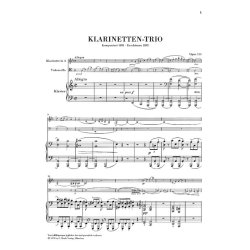 Johannes Brahms: Trio In A Minor Op.114