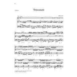 Johann Sebastian Bach: Triosonate Fur Zwei Floten Und Continuo