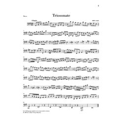 Johann Sebastian Bach: Triosonate Fur Zwei Floten Und Continuo