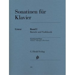 Sonatinas For Piano Volume I Baroque to Pre-Classic