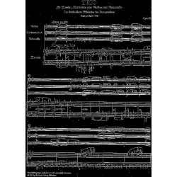 Ludwig van Beethoven: Clarinet Trios B flat major op. 11 and E flat major op.  38 for Piano, Clarinet (or Violin) and Violoncello