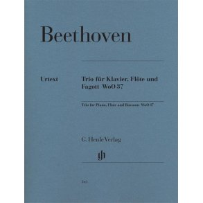 Ludwig Van Beethoven: Trio For Piano, Flute And Bassoon WoO 37