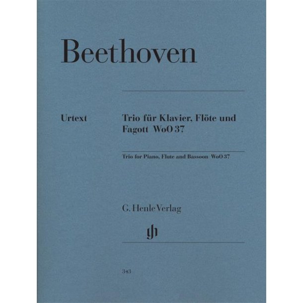 Ludwig Van Beethoven: Trio For Piano, Flute And Bassoon WoO 37