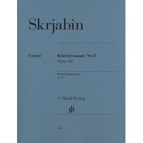 Alexander Scrjabin: Piano Sonata No.8 Op.66 (Urtext)