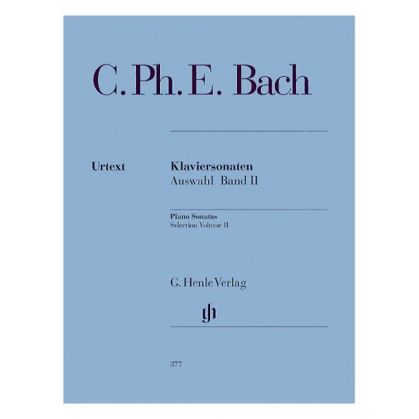 Carl Philipp Emanuel Bach: Piano Sonatas - Volume 2 (Urtext Edition)