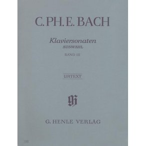 Carl Philipp Emanuel Bach: Piano Sonatas - Volume 3 (Urtext Edition)